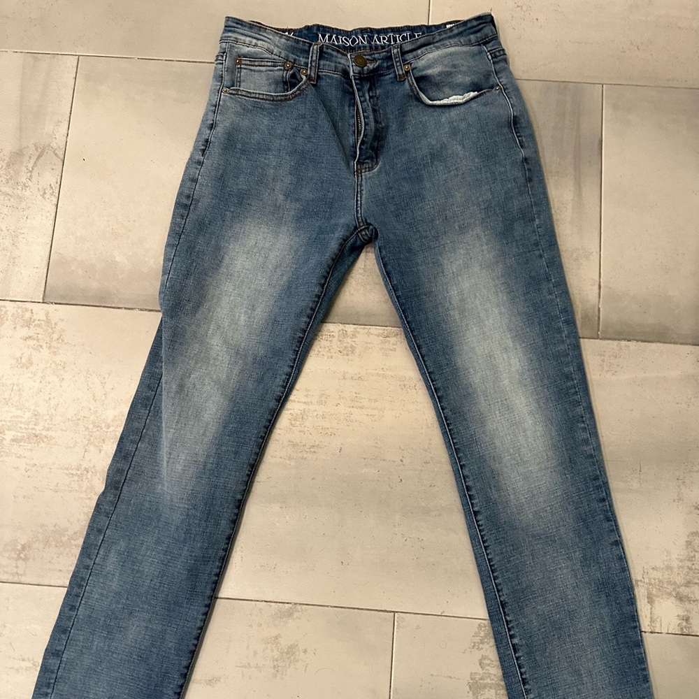 Maison Article Johnny Straight Leg Cut Size 34/32